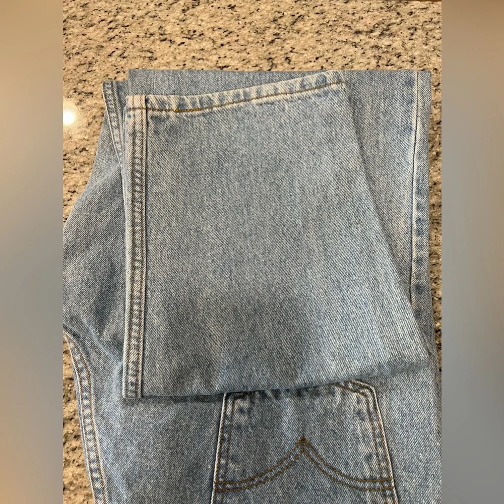 Vintage Orange Tab Levi’s 550 38x34 Medium/Light Wash Jeans - Picture 5 of 7